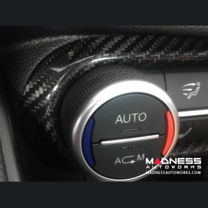 Alfa Romeo Stelvio Air Conditioning Dash Bezel - Carbon Fiber - Pre '20 - Italian Theme